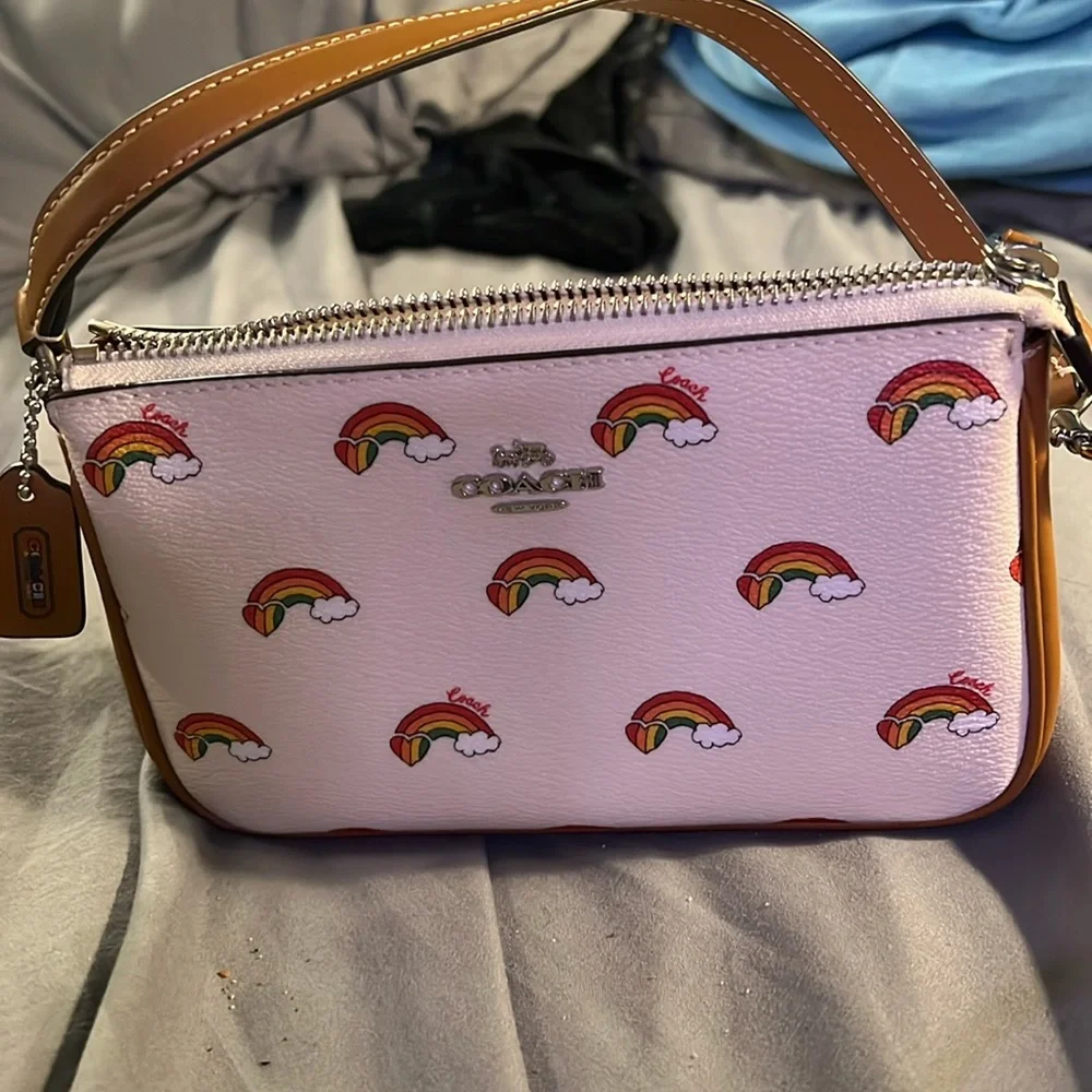 Coach x Pride - Nolita 19 with Rainbows and hearts - Picture 1 of 6